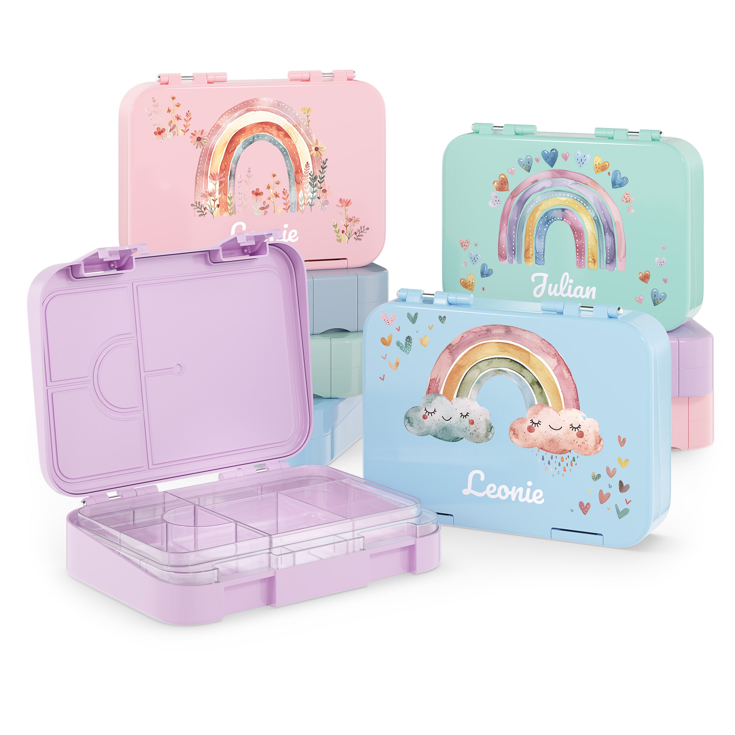 Bärenwerke Personalisierte Brotdose Für Kinder - BPA-frei Mit Namen